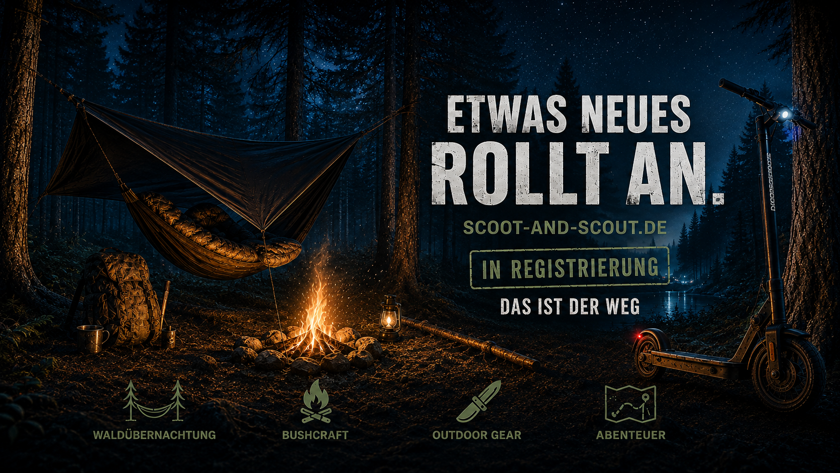 Etwas Neues rollt an – scoot-and-scout.de – in Registrierung – das ist der Weg